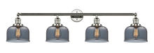 Innovations Lighting 215-PN-G73-LED - Bell - 4 Light - 44 inch - Polished Nickel - Adjustable Bath Vanity Light