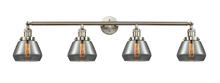 Innovations Lighting 215-SN-G173 - Fulton - 4 Light - 43 inch - Brushed Satin Nickel - Adjustable Bath Vanity Light
