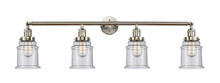 Innovations Lighting 215-SN-G184-LED - Canton - 4 Light - 42 inch - Brushed Satin Nickel - Adjustable Bath Vanity Light