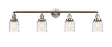 Innovations Lighting 215-SN-G513-LED - Bell - 4 Light - 42 inch - Brushed Satin Nickel - Adjustable Bath Vanity Light