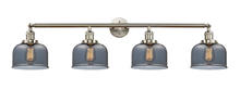 Innovations Lighting 215-SN-G73-LED - Bell - 4 Light - 44 inch - Brushed Satin Nickel - Adjustable Bath Vanity Light