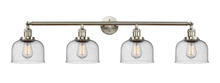 Innovations Lighting 215-SN-G74-LED - Bell - 4 Light - 44 inch - Brushed Satin Nickel - Adjustable Bath Vanity Light