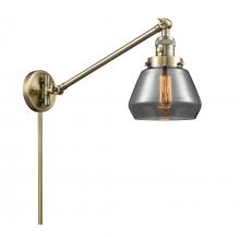 Innovations Lighting 237-AB-G173-LED - Fulton - 1 Light - 8 inch - Antique Brass -Adjustable Swing Arm