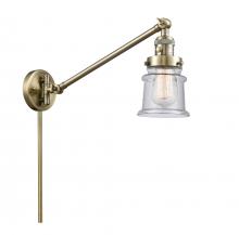 Innovations Lighting 237-AB-G184S-LED - Canton - 1 Light - 8 inch - Antique Brass -Adjustable Swing Arm