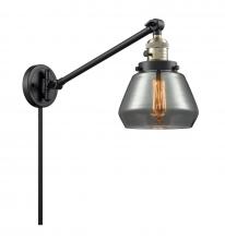 Innovations Lighting 237-BAB-G173-LED - Fulton - 1 Light - 8 inch - Black Antique Brass -Adjustable Swing Arm