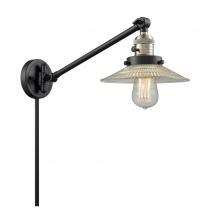 Innovations Lighting 237-BAB-G2-LED - Halophane - 1 Light - 9 inch - Black Antique Brass -Adjustable Swing Arm