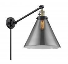 Innovations Lighting 237-BAB-G43-L - Cone - 1 Light - 12 inch - Black Antique Brass -Adjustable Swing Arm