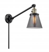 Innovations Lighting 237-BAB-G63-LED - Cone - 1 Light - 8 inch - Black Antique Brass -Adjustable Swing Arm