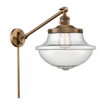Innovations Lighting 237-BB-G544-LED - Oxford - 1 Light - 12 inch - Brushed Brass -Adjustable Swing Arm