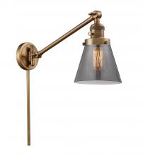 Innovations Lighting 237-BB-G63-LED - Cone - 1 Light - 8 inch - Brushed Brass -Adjustable Swing Arm