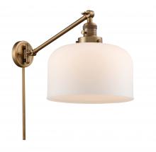 Innovations Lighting 237-BB-G71-L - Bell - 1 Light - 12 inch - Brushed Brass -Adjustable Swing Arm