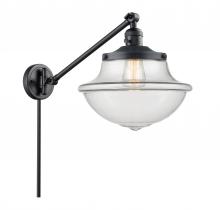Innovations Lighting 237-BK-G542-LED - Oxford - 1 Light - 12 inch - Matte Black -Adjustable Swing Arm