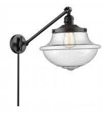 Innovations Lighting 237-BK-G544-LED - Oxford - 1 Light - 12 inch - Matte Black -Adjustable Swing Arm