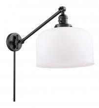 Innovations Lighting 237-BK-G71-L - Bell - 1 Light - 12 inch - Matte Black -Adjustable Swing Arm