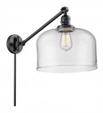 Innovations Lighting 237-BK-G72-L-LED - Bell - 1 Light - 12 inch - Matte Black -Adjustable Swing Arm