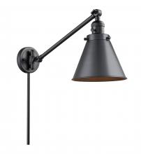 Innovations Lighting 237-BK-M13-BK-LED - Appalachian - 1 Light - 8 inch - Matte Black -Adjustable Swing Arm