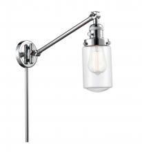 Innovations Lighting 237-PC-G312-LED - Dover - 1 Light - 5 inch - Polished Chrome -Adjustable Swing Arm