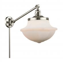 Innovations Lighting 237-PN-G541-LED - Oxford - 1 Light - 12 inch - Polished Nickel -Adjustable Swing Arm