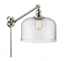 Innovations Lighting 237-PN-G72-L-LED - Bell - 1 Light - 12 inch - Polished Nickel -Adjustable Swing Arm