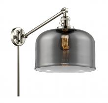 Innovations Lighting 237-PN-G73-L-LED - Bell - 1 Light - 12 inch - Polished Nickel -Adjustable Swing Arm
