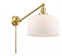 Innovations Lighting 237-SG-G71-L - Bell - 1 Light - 12 inch - Satin Gold -Adjustable Swing Arm