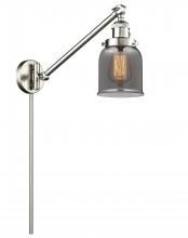 Innovations Lighting 237-SN-G53-LED - Bell - 1 Light - 8 inch - Brushed Satin Nickel -Adjustable Swing Arm