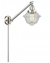 Innovations Lighting 237-SN-G534-LED - Oxford - 1 Light - 8 inch - Brushed Satin Nickel -Adjustable Swing Arm