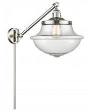 Innovations Lighting 237-SN-G544-LED - Oxford - 1 Light - 12 inch - Brushed Satin Nickel -Adjustable Swing Arm