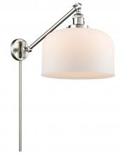 Innovations Lighting 237-SN-G71-L - Bell - 1 Light - 12 inch - Brushed Satin Nickel -Adjustable Swing Arm