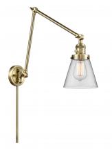 Innovations Lighting 238-AB-G62-LED - Cone - 1 Light - 8 inch - Antique Brass -Adjustable Swing Arm