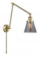 Innovations Lighting 238-AB-G63-LED - Cone - 1 Light - 8 inch - Antique Brass -Adjustable Swing Arm