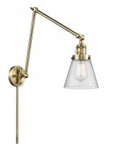 Innovations Lighting 238-AB-G64-LED - Cone - 1 Light - 8 inch - Antique Brass -Adjustable Swing Arm
