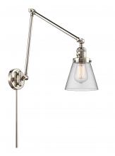 Innovations Lighting 238-PN-G62-LED - Cone - 1 Light - 8 inch - Polished Nickel -Adjustable Swing Arm