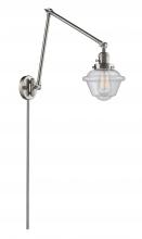 Innovations Lighting 238-SN-G534-LED - Oxford - 1 Light - 8 inch - Brushed Satin Nickel -Adjustable Swing Arm