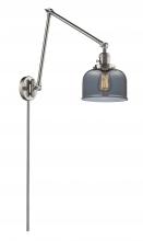 Innovations Lighting 238-SN-G73-LED - Bell - 1 Light - 8 inch - Brushed Satin Nickel -Adjustable Swing Arm