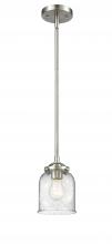 Innovations Lighting 284-1S-SN-G54-LED - Bell - 1 Light - 5 inch - Brushed Satin Nickel - Cord hung - Mini Pendant