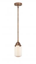 Innovations Lighting 288-1S-AC-G311 - Dover - 1 Light - 5 inch - Antique Copper - Cord hung - Mini Pendant