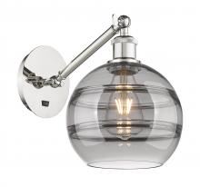 Innovations Lighting 317-1W-PN-G556-8SM - Rochester - 1 Light - 8 inch - Polished Nickel - Adjustable Sconce