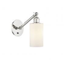 Innovations Lighting 317-1W-PN-G801-LED - Clymer - 1 Light - 4 inch - Polished Nickel - Adjustable Sconce