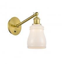Innovations Lighting 317-1W-SG-G391-LED - Ellery - 1 Light - 5 inch - Satin Gold - Adjustable Sconce