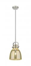 Innovations Lighting 410-1SS-SN-G412-8ME - Newton Bell - 1 Light - 8 inch - Satin Nickel - Mini Pendant