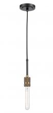 Innovations Lighting 444-1P-BAB - Ellis - 1 Light - 2 inch - Black Antique Brass - Cord hung - Mini Pendant