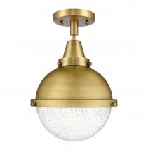 Innovations Lighting 447-1C-BB-HFS-84-BB-LED - Hampden - 1 Light - 9 inch - Brushed Brass - Flush Mount