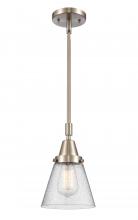 Innovations Lighting 447-1S-SN-G64-LED - Cone - 1 Light - 6 inch - Brushed Satin Nickel - Mini Pendant