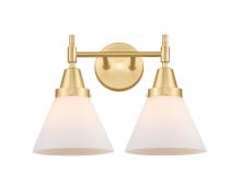 Innovations Lighting 447-2W-SG-G41-LED - Cone - 2 Light - 17 inch - Satin Gold - Bath Vanity Light
