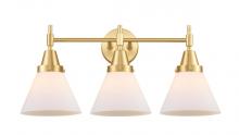 Innovations Lighting 447-3W-SG-G41-LED - Cone - 3 Light - 26 inch - Satin Gold - Bath Vanity Light