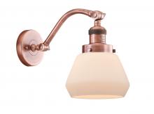 Innovations Lighting 515-1W-AC-G171 - Fulton - 1 Light - 7 inch - Antique Copper - Sconce