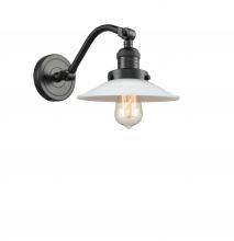 Innovations Lighting 515-1W-OB-G1-LED - Halophane - 1 Light - 9 inch - Oil Rubbed Bronze - Adjustable Sconce