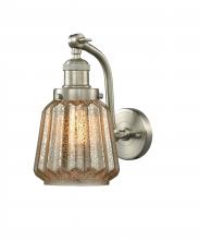 Innovations Lighting 515-1W-SN-G146-LED - Chatham - 1 Light - 7 inch - Brushed Satin Nickel - Adjustable Sconce