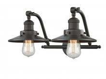 Innovations Lighting 515-2W-OB-M5-LED - Railroad - 2 Light - 18 inch - Oil Rubbed Bronze - Adjustable Bath Vanity Light